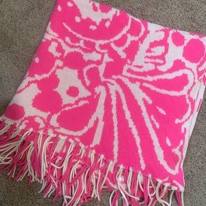 Lilly Pulitzer Cashmere blend Blanket